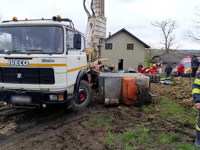 Accident de muncă la Botoșani. FOTO: ISU Botoșani