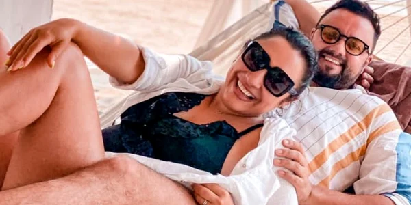 Andra și Cătălin Măruță, la plajă Sursa Instagram  