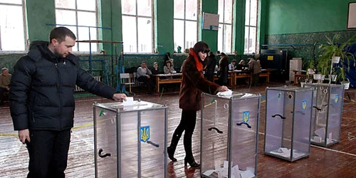 Alegerile prezidenţiale din Ucraina FOTO Vitaliy Hrabar / Reuters