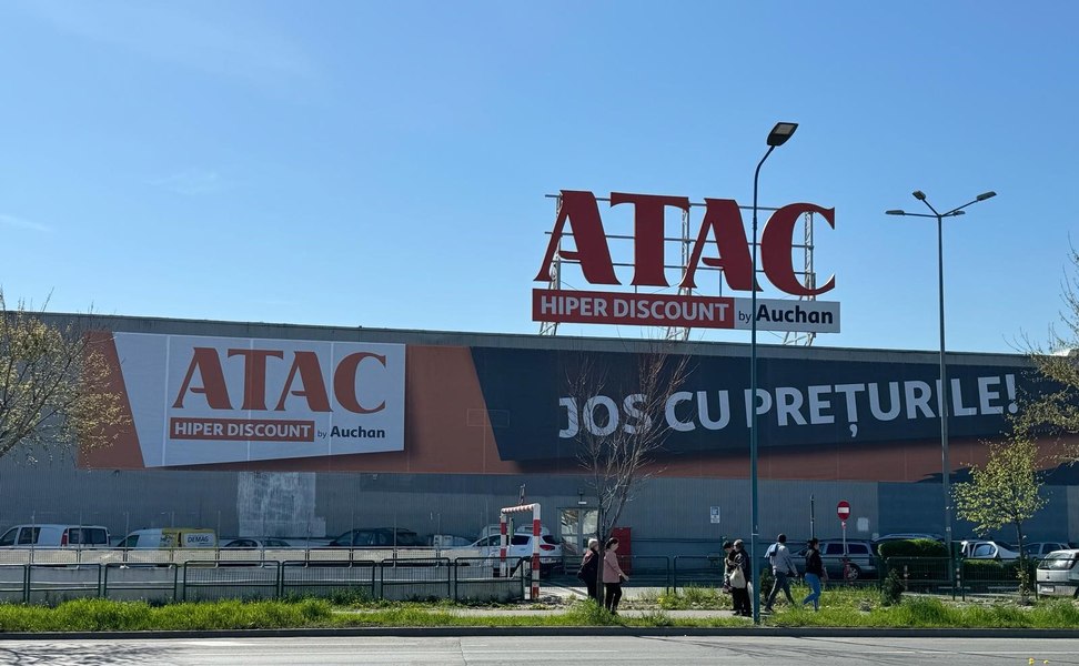 S-a deschis hipermarketul discount ATAC, în locul Auchan Brașov Vest. Prețuri mici permanent la mii de produse!