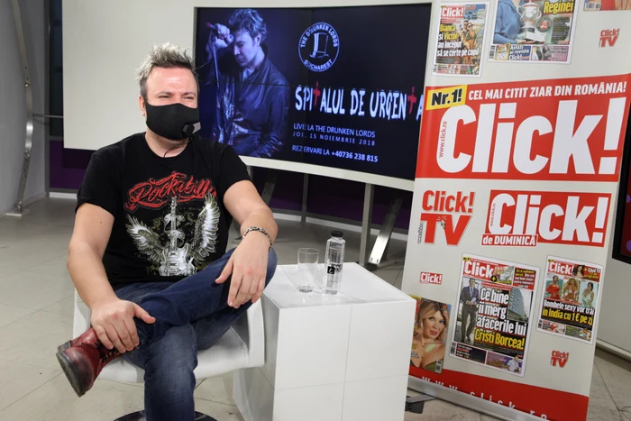 Dan Helciug a fost invitat la Click! TV Livefoto: Florin Şuler