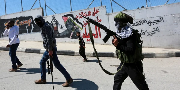 Militanti palestinieni in Gaza Hamas FOTO EPA EFE jpg