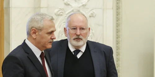 Frans Timmermans  si Liviu Dragnea Inquam Photos / Octav Ganea