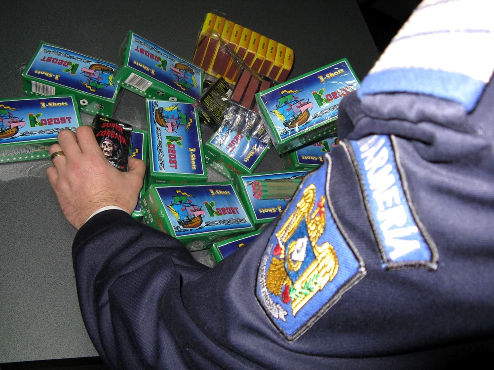 Petardele au fost confiscate 