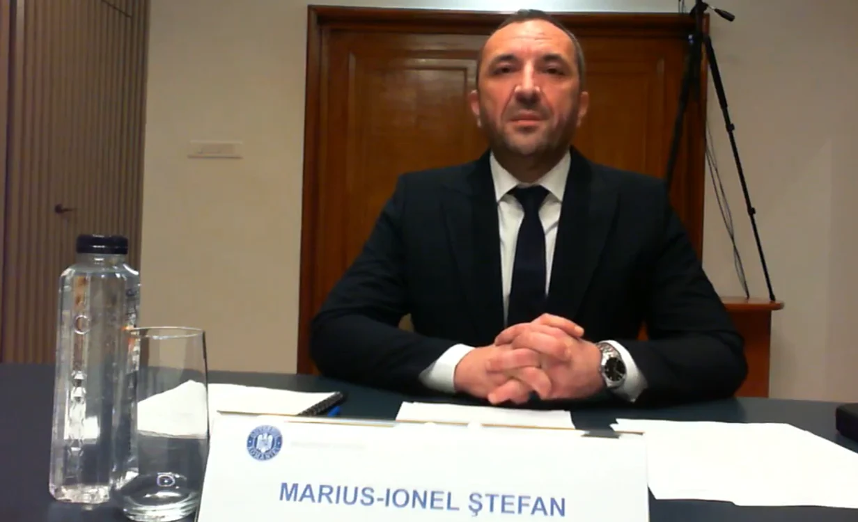 Marius-Ionel Ștefan a primit aviz favorabil. FOTO captură video de la interviul la MJ
