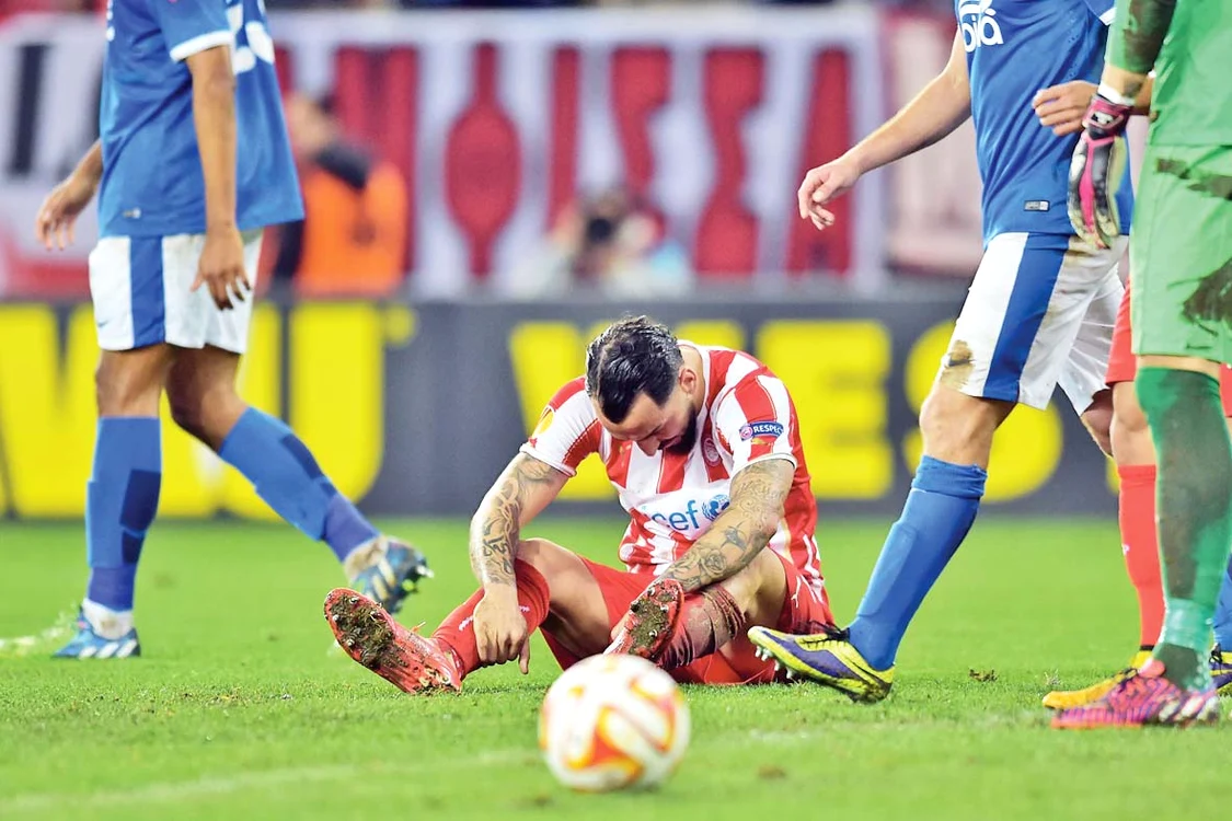 Fotbaliştii lui Olympiacos, la pământ după ultimele rezultate