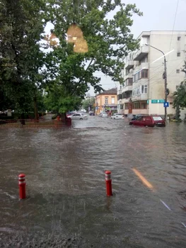 Inundaţii la Tulcea