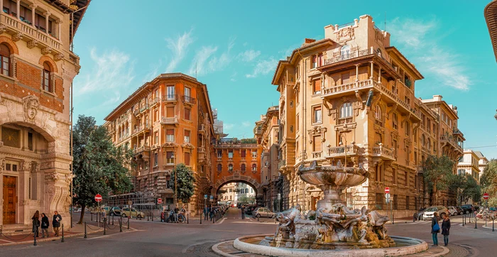 Quartiere Coppedè, Roma. Foto: Shutterstock