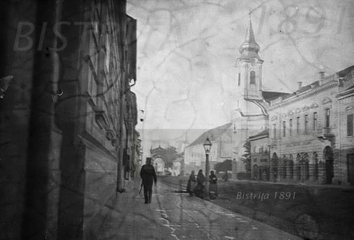 Una dintre cele mai vechi imagini, strada Gheorghe Şincai în 1891 FOTO: preluare Laurenţiu Grec