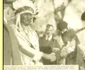 Regina Maria la întâlnirea cu indienii Sioux Foto welchdakotapappers