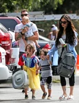 *EXCLUSIVE* Megan Fox and husband Brian Austin Green take there kids for some sushi in Malibu jpeg
