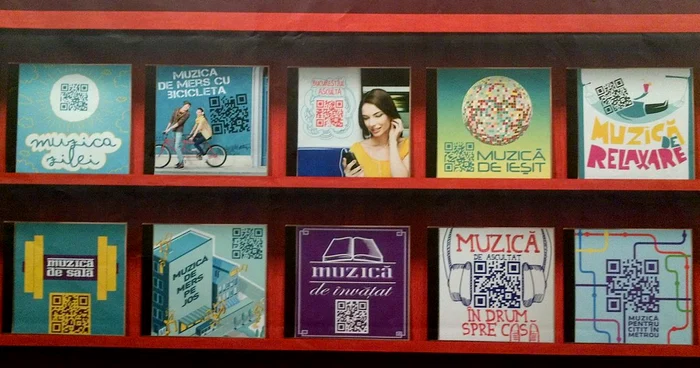 Playlist-urile pot fi descărcate cu ajutorul codurilor QR foto Adevărul