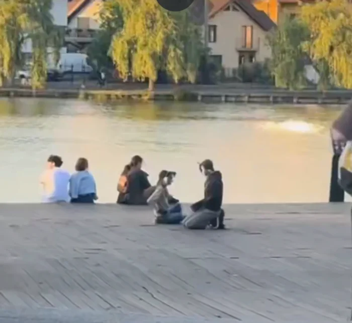 Doi tineri costumați în animale au stârnit dezbateri aprinse pe Reddit / FOTO: Captură video