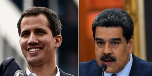 Guaido si Maduro FOTO AFP 