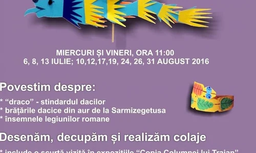 Ateliere de vacanță la Muzeul Național de Istorie a României jpeg