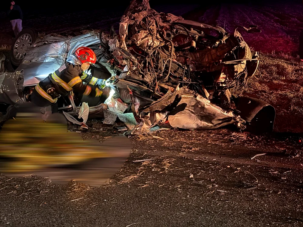 Accidentul a avut loc, sâmbătă seară, pe drumul național DN 2 FOTO Facebook / Ionel Curca 