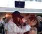 Irinel și Irina Columbeanu au întâmpinat-o pe Ramona la aeroport foto Click!