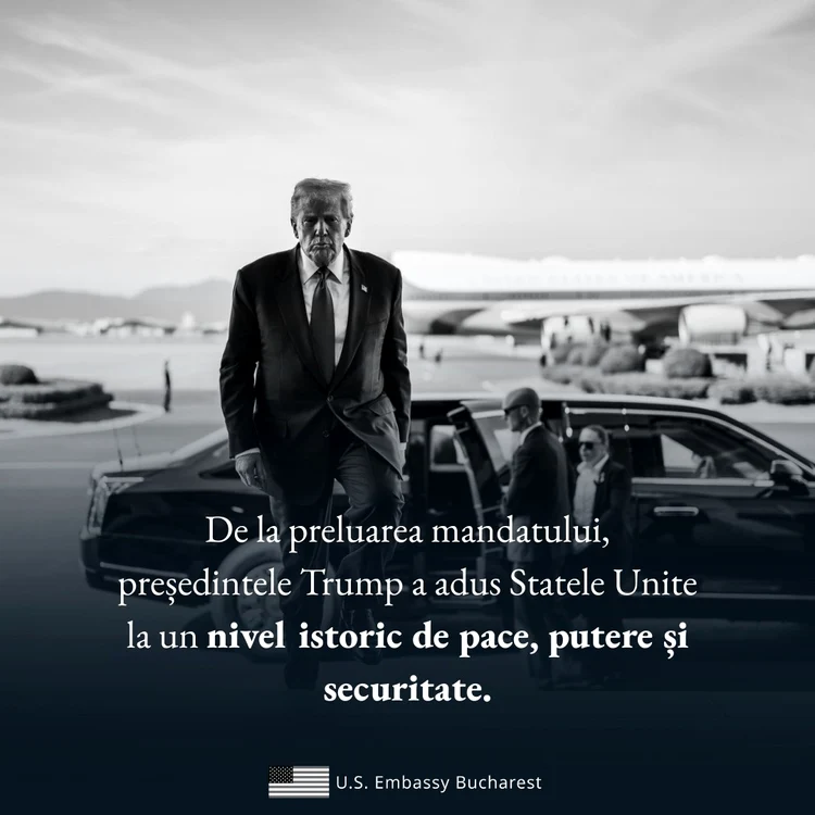 Ambasada SUA la București a transmis un mesaj electoral. FOTO: Ambasada SUA la București