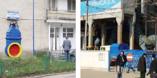 La Apa Grup (stânga) şi Termica vor veni lichidatorii judiciari pentru a vinde clădiri şi utilaje