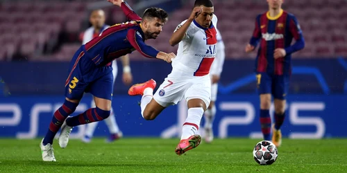 Mbappe (PSG) a zdrobit Barcelona / FOTO Getty Images