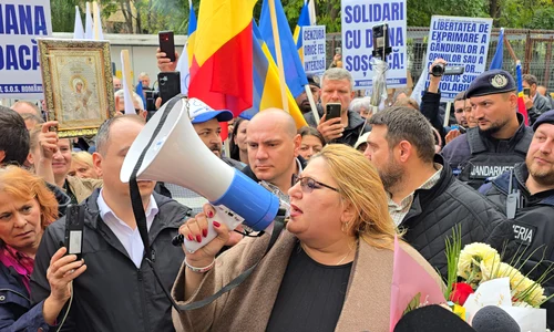 Diana Sosoaca ajunge la Parchetul General FOTO Mediafax 