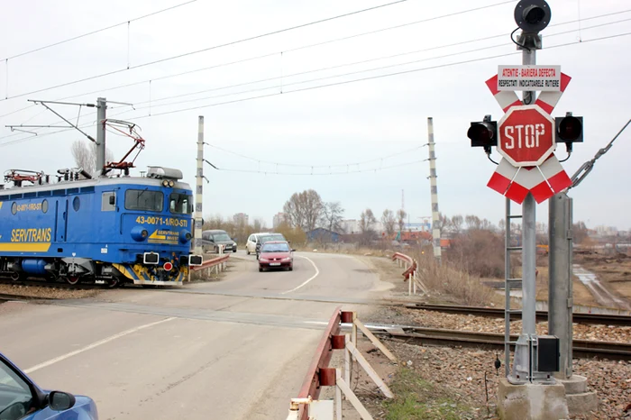 Polițiștii au acționat în 15 județe ale țării la trecerile de cale ferată (foto:cugetliber.ro)