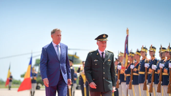 Klaus Iohannis şi Regele Belgiei. FOTO: Presidency.ro