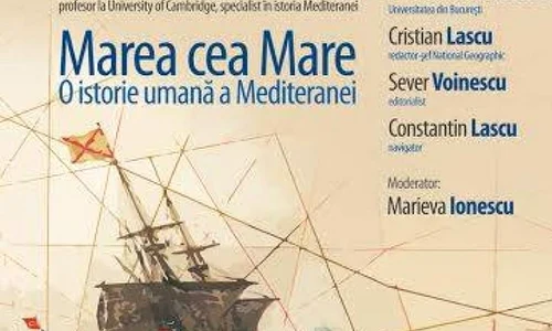 Lansare de carte și dezbatere: „Marea cea mare  O istorie umană a Mediteranei” jpeg