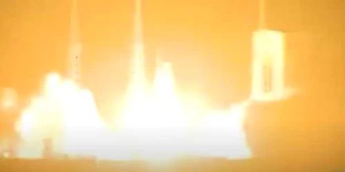Lansarea primului satelit militar iranian Captura YouTube