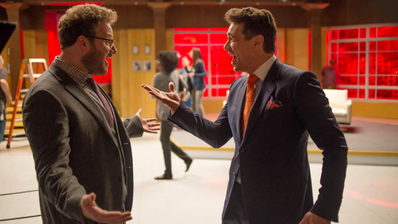 
    Seth Rogen şi James Franco, într-o scenă din filmul "The Interview". Cei doi au anulat toate apariţiile publiceFoto: Variety.com  