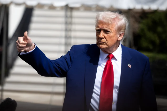 Donald Trump a anunțat taxe vamale majorate pentru partenerii comerciali ai SUA FOTO EPA-EFE