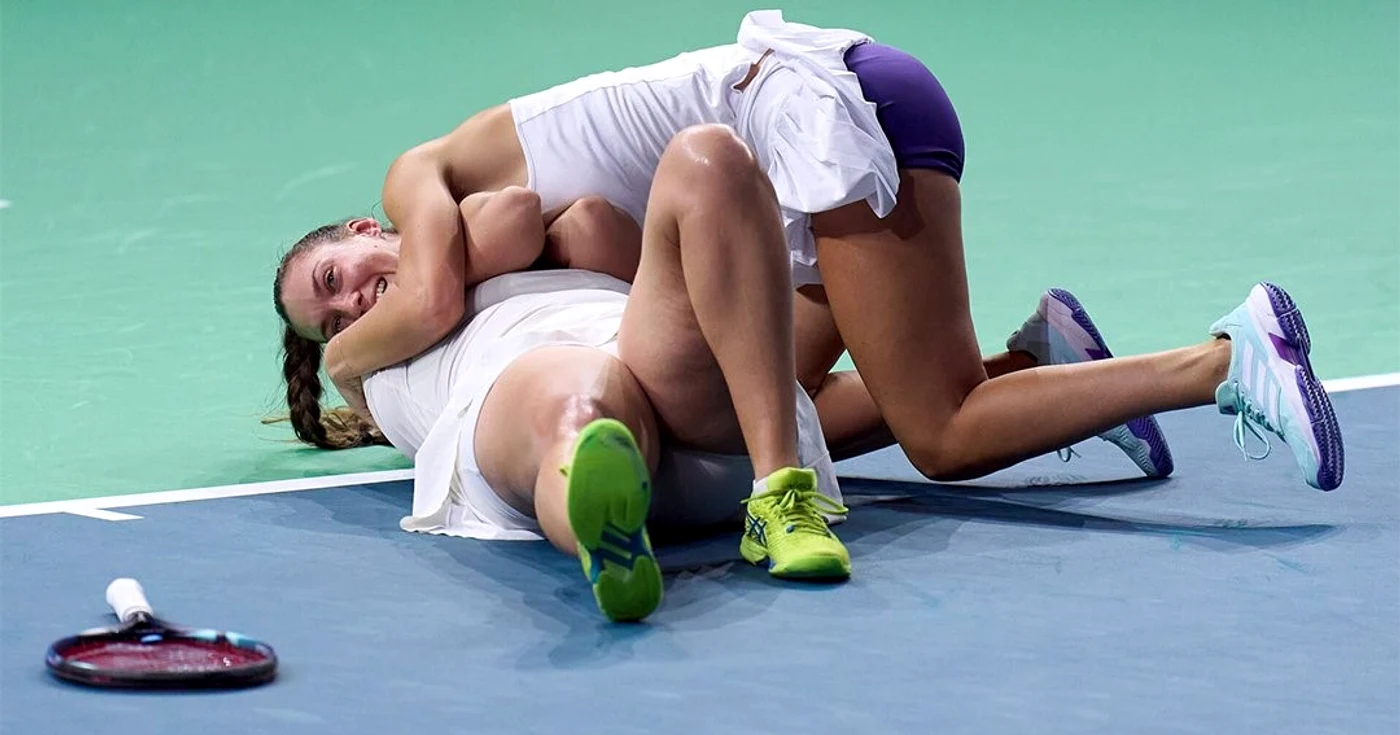 Hruncakova și Mihalikova au adus victoria Slovaciei la dublu. Foto X