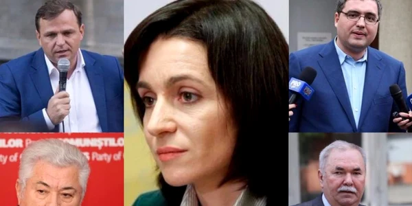Maia Sandu Andrei nastase Vladimir Voronin Renato Usatii colaj