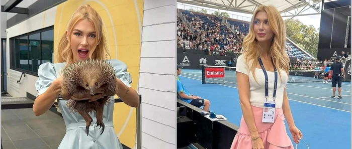 Andreea Bălan în Australia / foto: colaj Click!