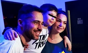 Deea, Dinu Maxer și fiul Andreas