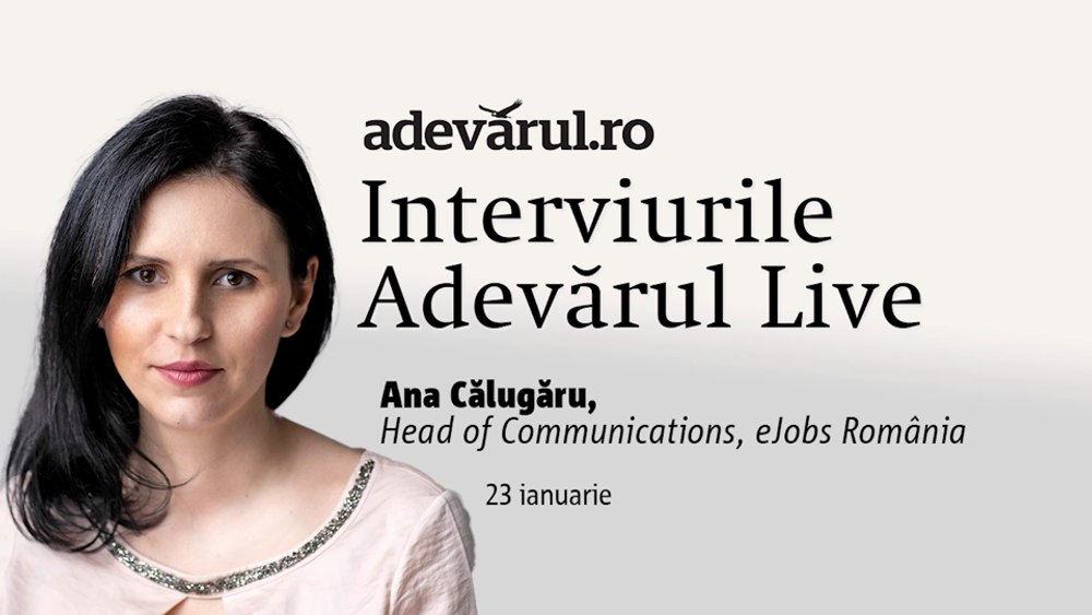 Stabilitatea locului de muncă și a salariul în 2025.  Află de la Ana Călugăru, Head of Communications, eJobs România