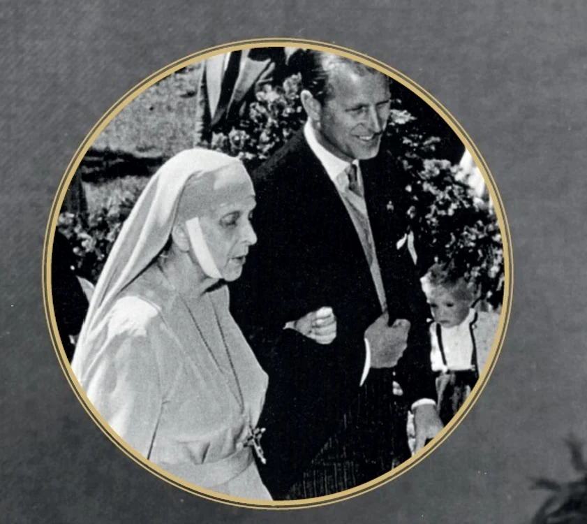 Prințesa Alice și fiul său, prințul Philip. FOTO arhivă