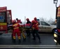 Accident pe Valea Oltului la Tălmaciu - Sibiu - DN7 în urma unei coliziuni soldată cu 5 victime între un autocar un TIR şi un turism Foto ISU Sibiu