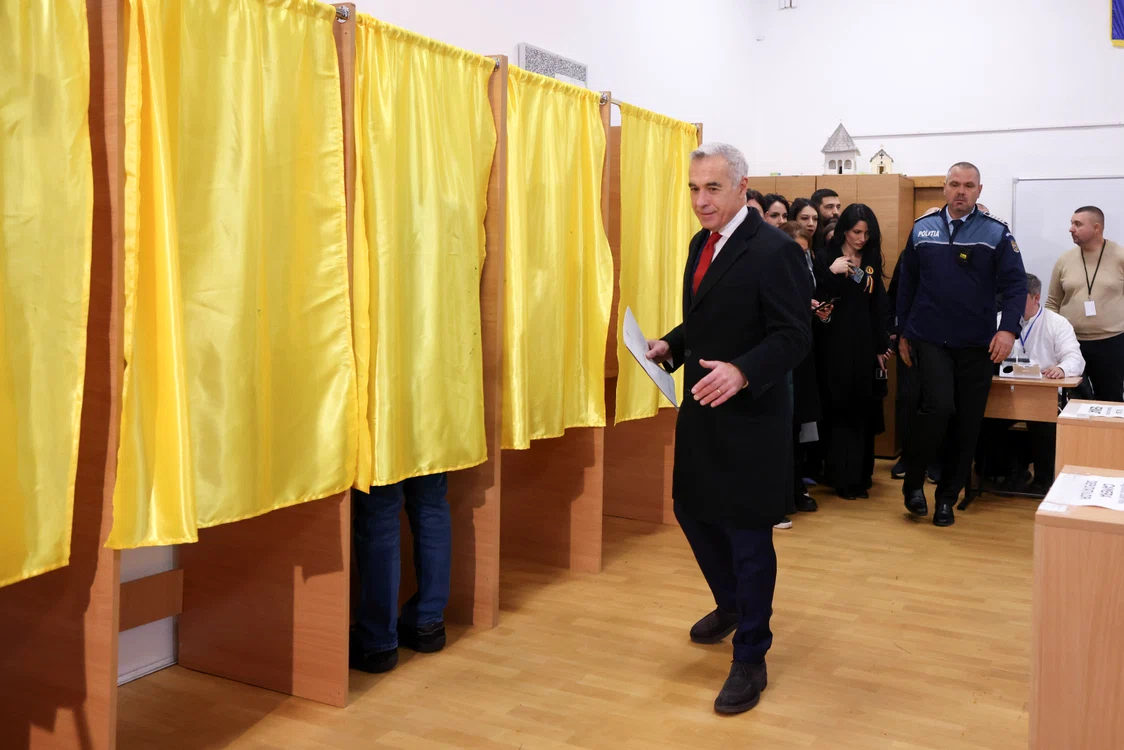 Călin Georgescu a fost la vot/FOTO Inquam Photos / Octav Ganea
