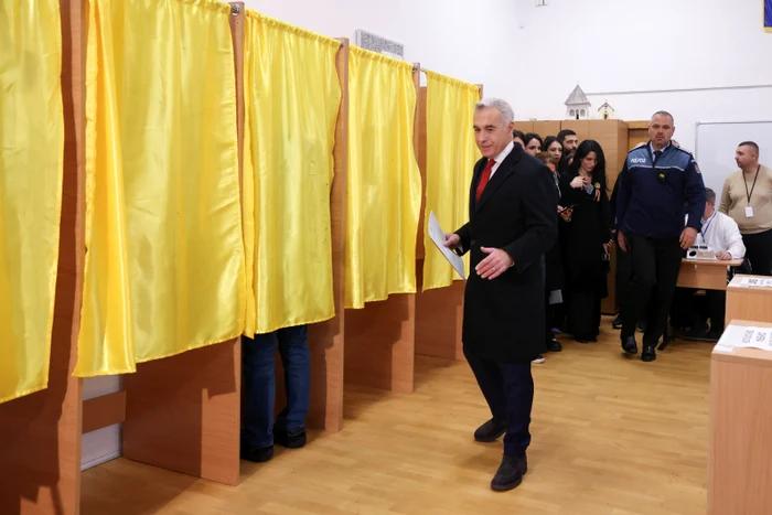 Călin Georgescu a fost la vot/FOTO Inquam Photos / Octav Ganea