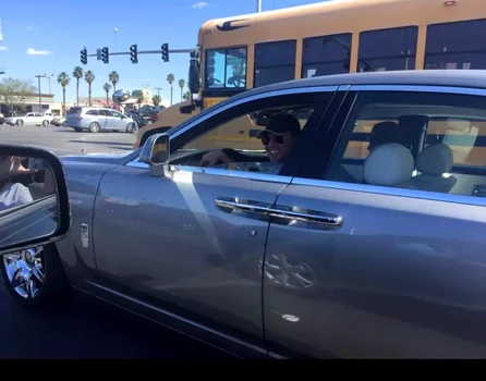 Laurențiu Reghecampf, la volanul Rolls Royce Phantom Sursa Facebook