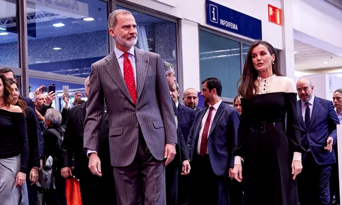 Letizia și Felipe la Târgul de Turism de la Madrid, 24 ianuarie, Profimedia (4) jpg