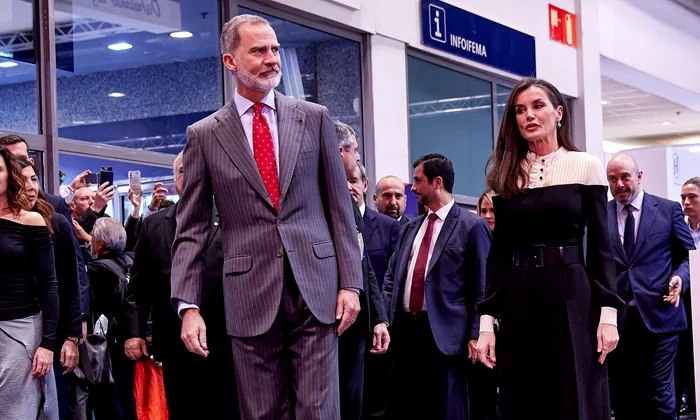 Letizia și Felipe la Târgul de Turism de la Madrid, 24 ianuarie, Profimedia (4) jpg