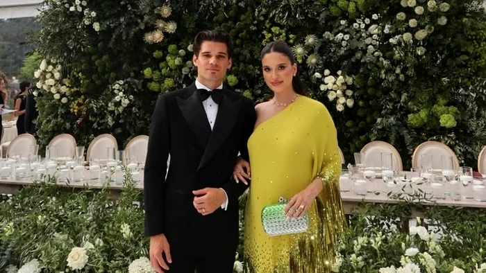 Ianis și Elena Hagi au împreună un băiețel.