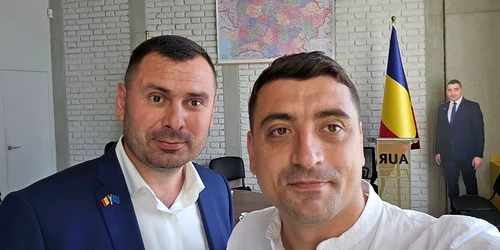 Vasile Costiuc și George Simion foto Facebook jpg