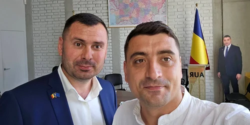 Vasile Costiuc și George Simion foto Facebook jpg