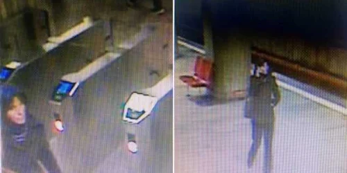 Femeia din imagini a împins-o pe Alina Ciucu în faţa trenului 