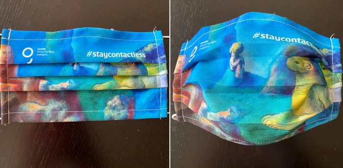 Masca este inspirată din lucrările lui Sabin Bălașa