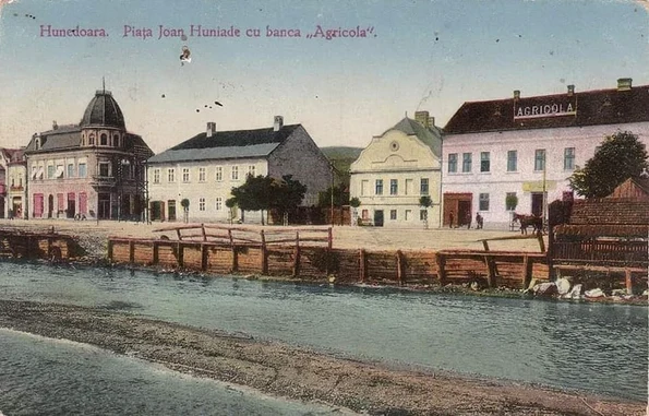 Hunedoara, la începutului secolului XX (© Muzeul Castelul Corvinilor)