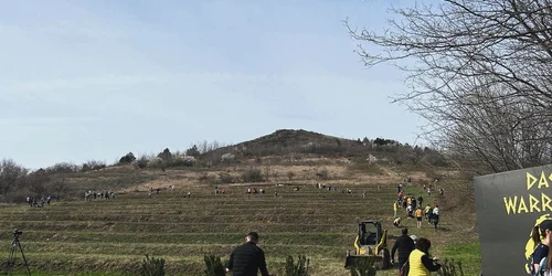 Acţiune de plantare la Ferma Dacilor. FOTO Facebook